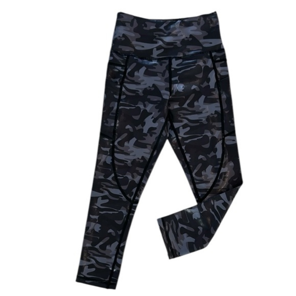 Zyia Active camo shimmer tights leggings size 0